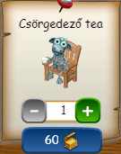 Halloween dekorok gazdabolt Csörgedező tea.png